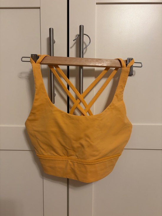 lululemon athletica Other - Strappy Light Orange Criss Cross Sports Bra